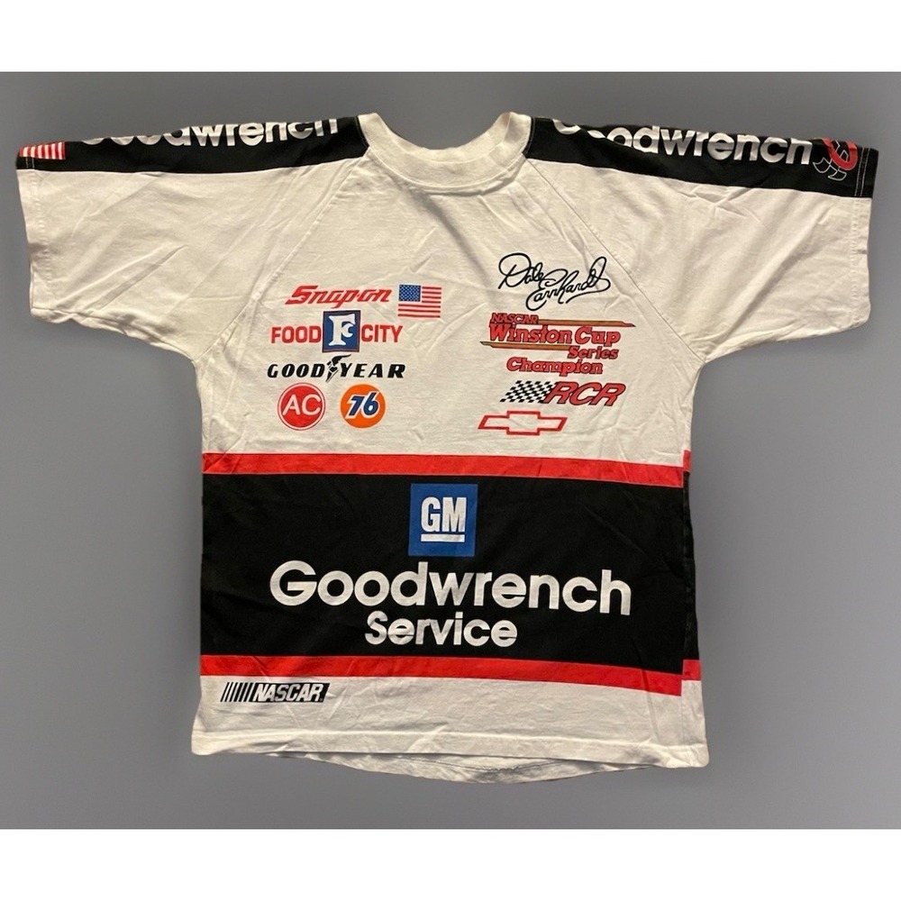 Dale Earnhardt Chase Authentics T-Shirt Vintage VTG Nascar USA AOP Large JBHS